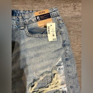 Aeropostale Distressed Blue Boyfriend Jeans
